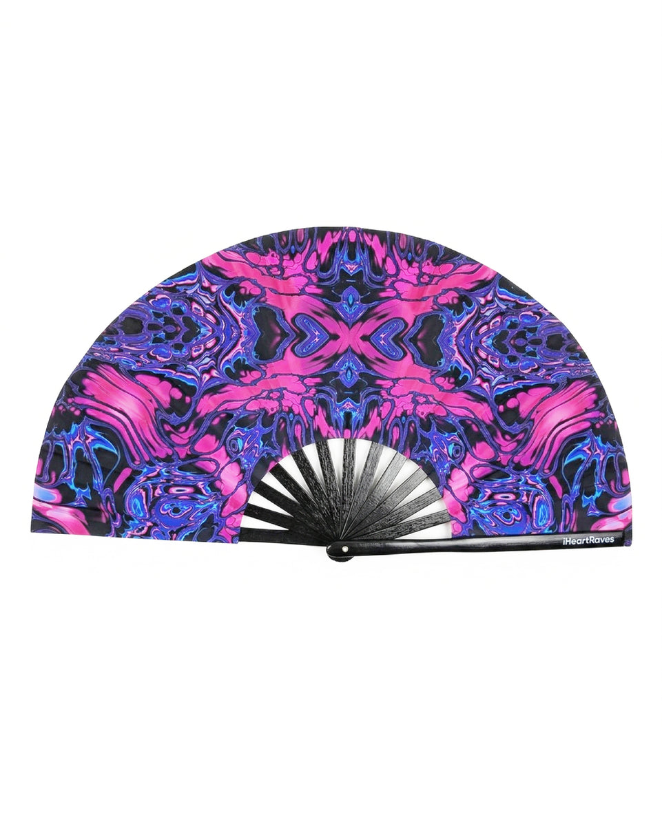 iHeartRaves Hand Fans Read Description Afters?! UV Reactive Hand Fan – iHeartRaves main image 3