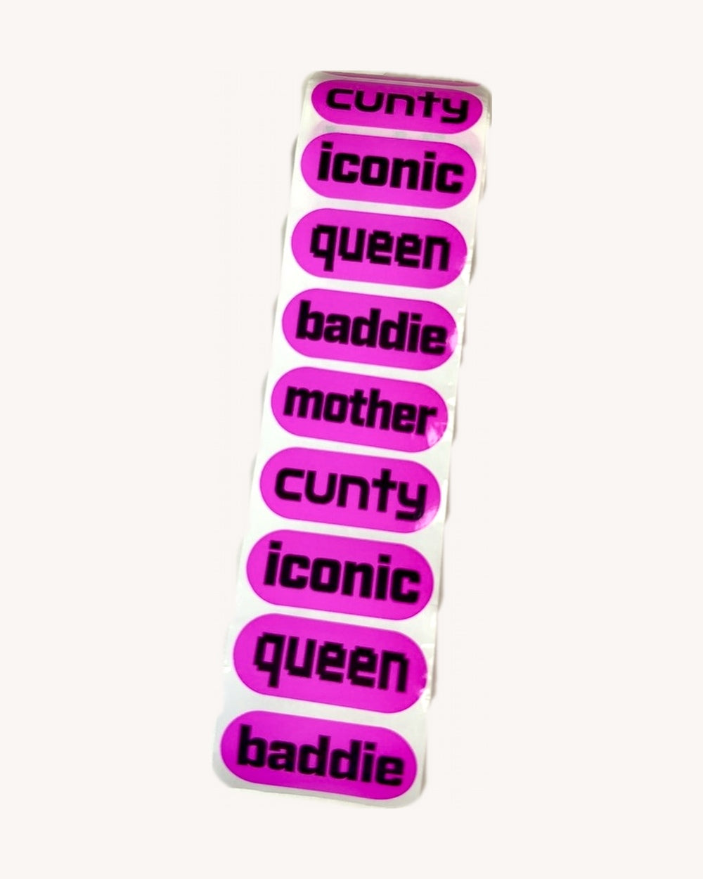 Main Character Sticker Roll - Hot Pink