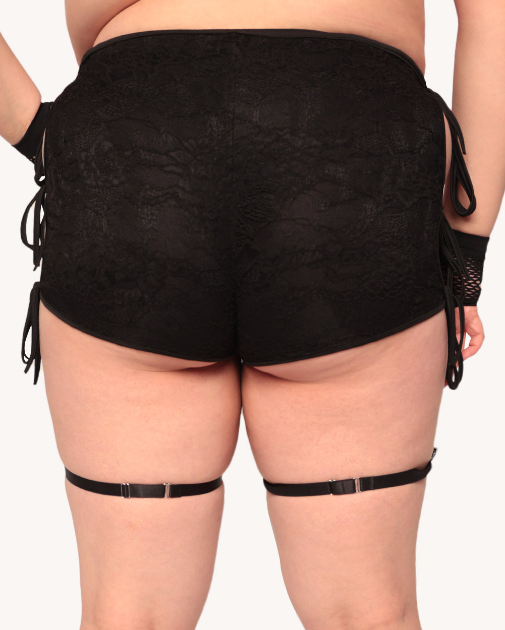 Make Up or Break Up Lace Shorts - Image 32348694937783