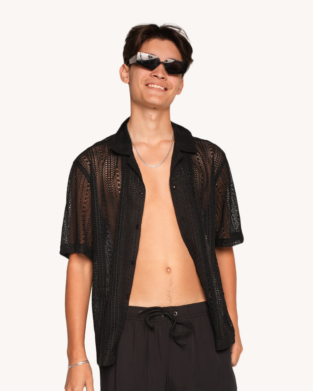 Meet Me At The Mojave Men's Camp Shirt-Men