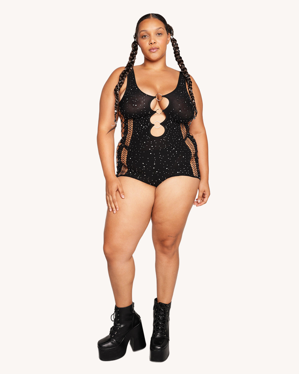 Miami Life Rhinestone Romper - Image 5