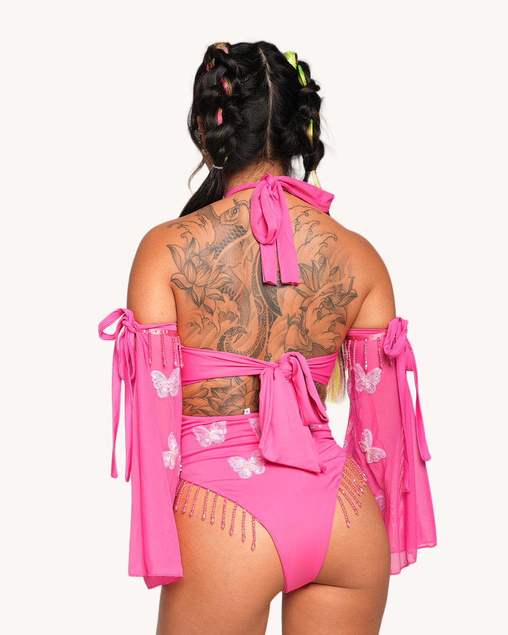 Midnight Monarch Bodysuit With Sleeves - Image 3