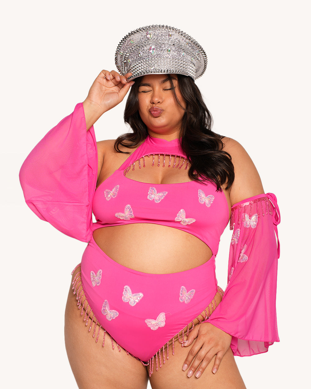 Midnight Monarch Bodysuit With Sleeves - Image 5