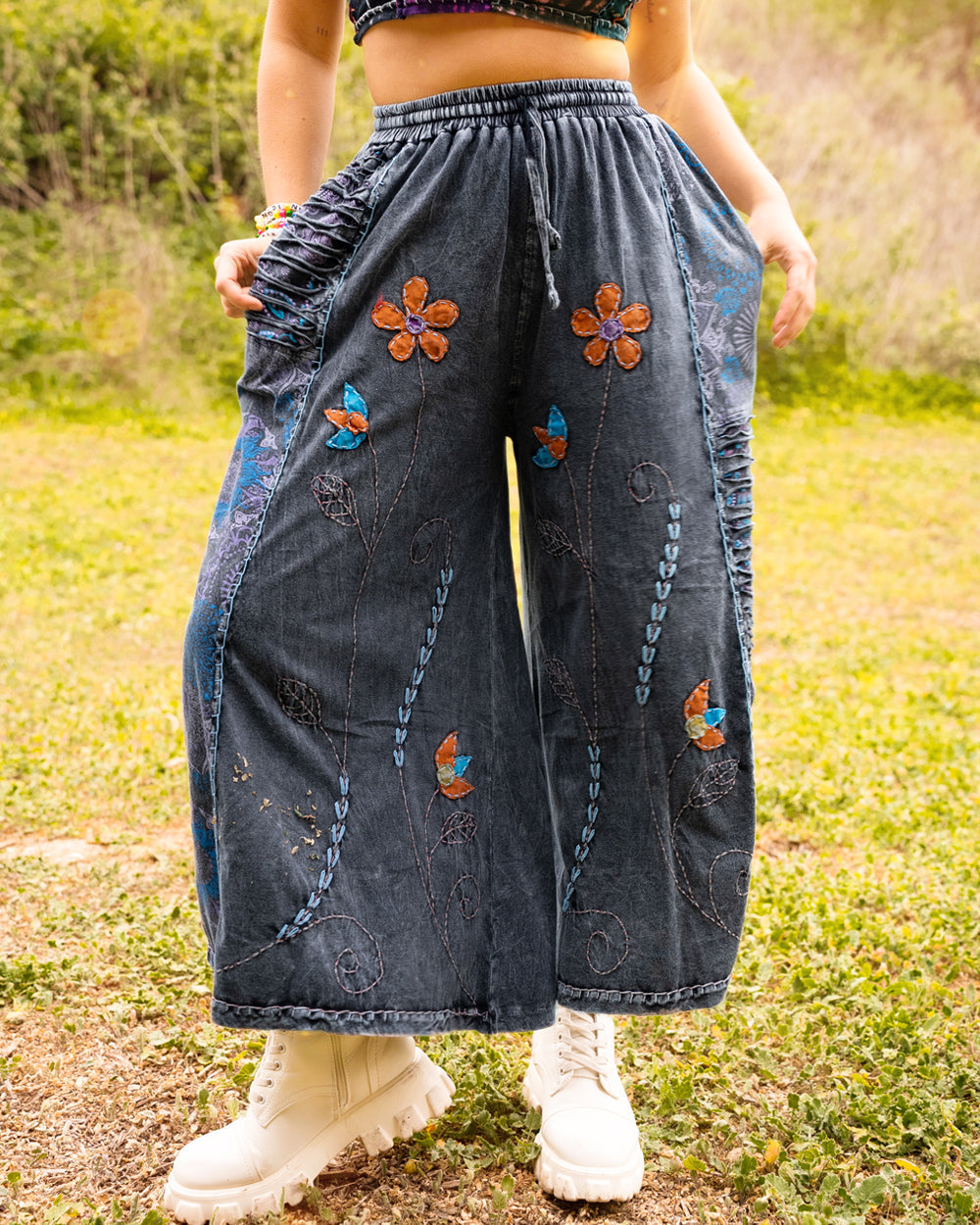 Misty Meadows Flower Pants - Image 34360292147383
