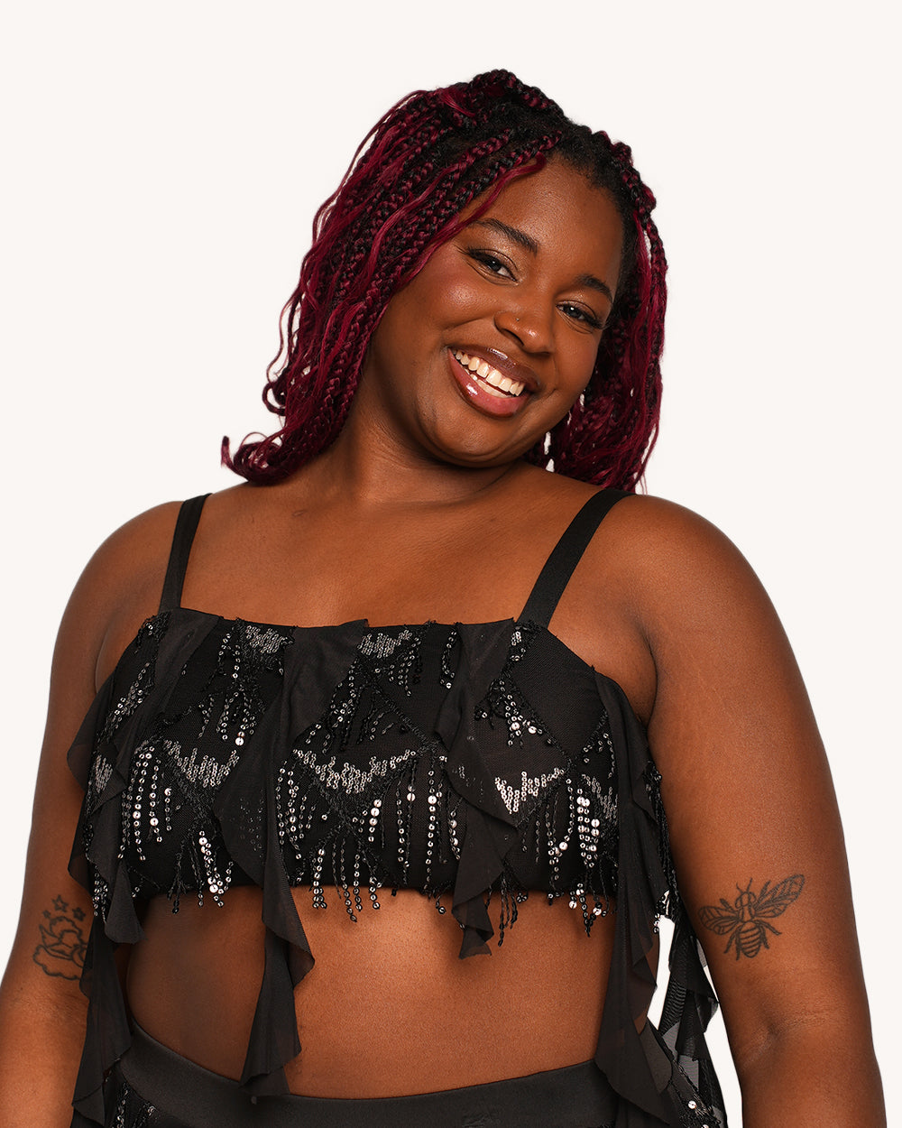 Moonlit Enchantment Ruffle Top - Image 3