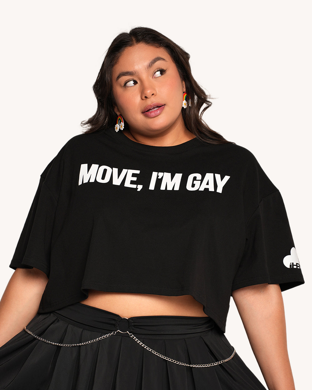 Move I'm Gay Cropped Tee - Image 4