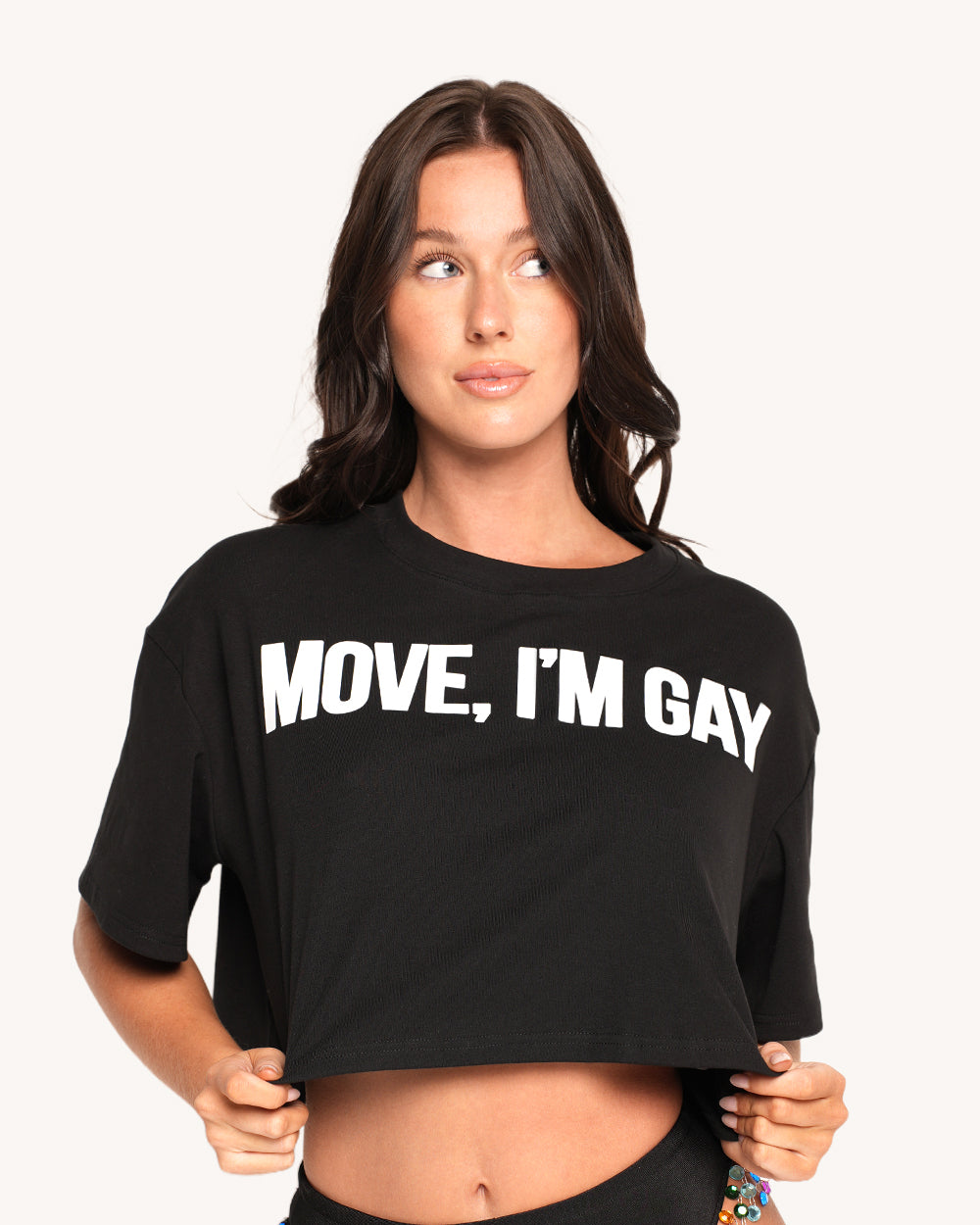 Move I'm Gay Cropped Tee - Image 32778931601591