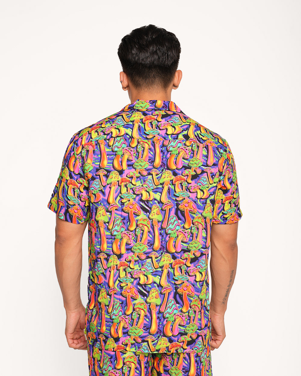 Mushroom Brain Camp Shirt-Men
