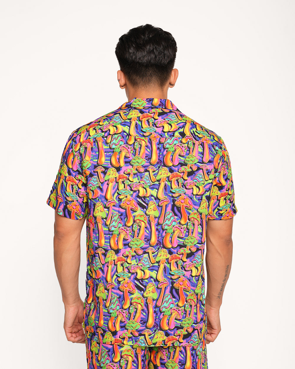 Mushroom Brain Camp Shirt-Men