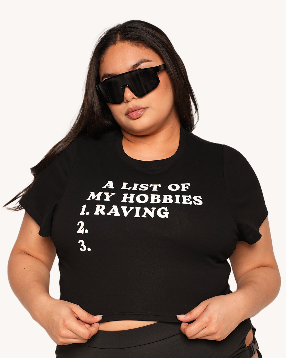 My Hobbies Baby Tee - Image 35046359924919