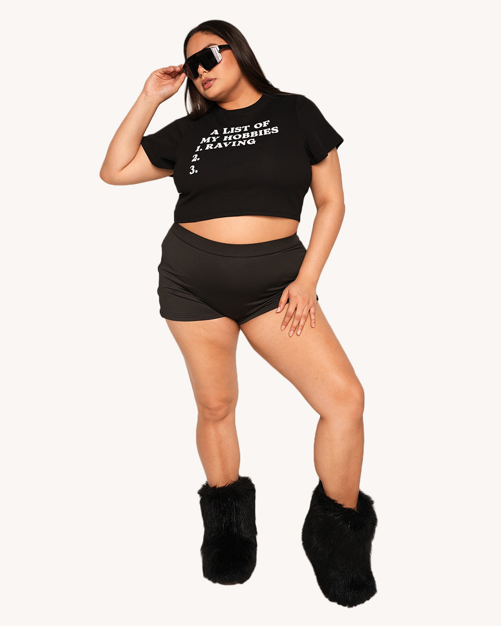 My Hobbies Baby Tee - Image 1