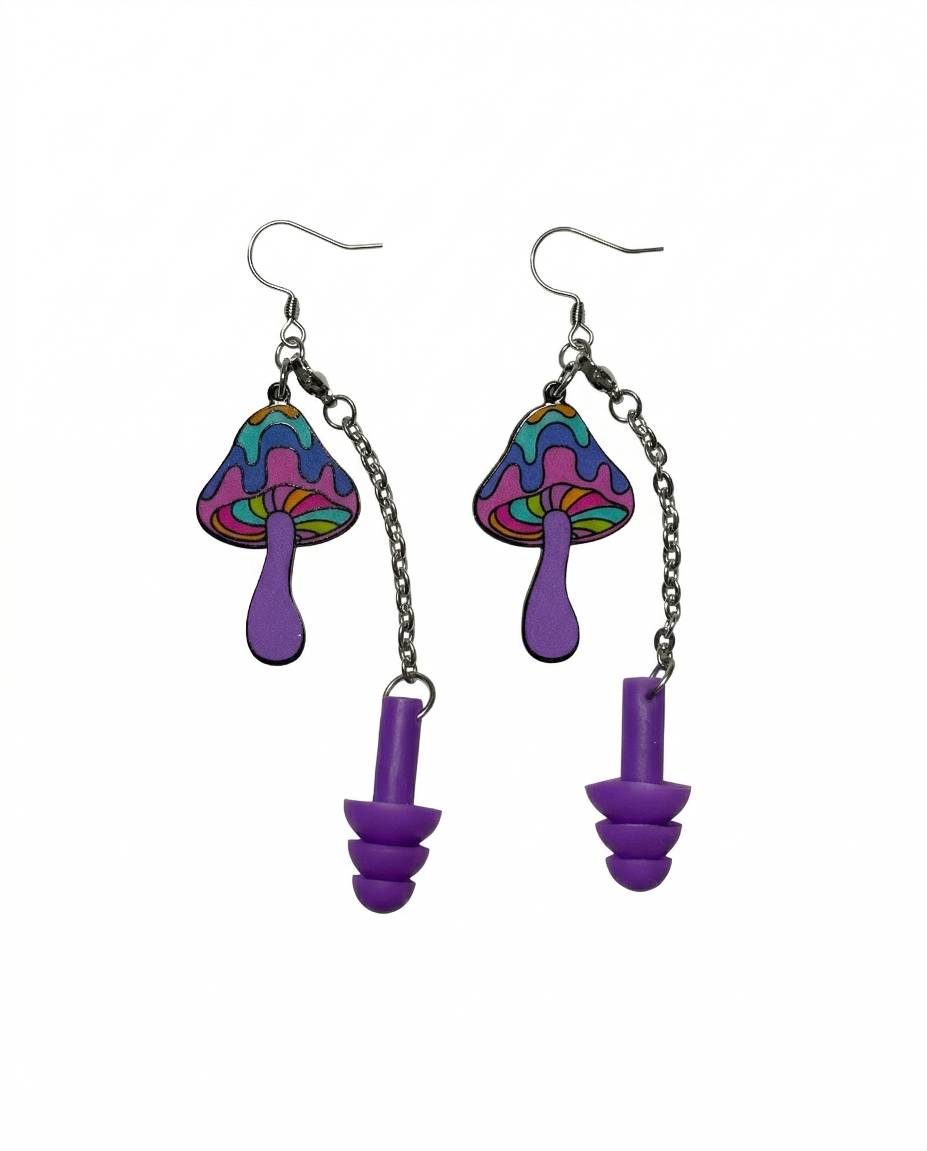 Mycelium_Detachable_Ear_Plug_Earrings