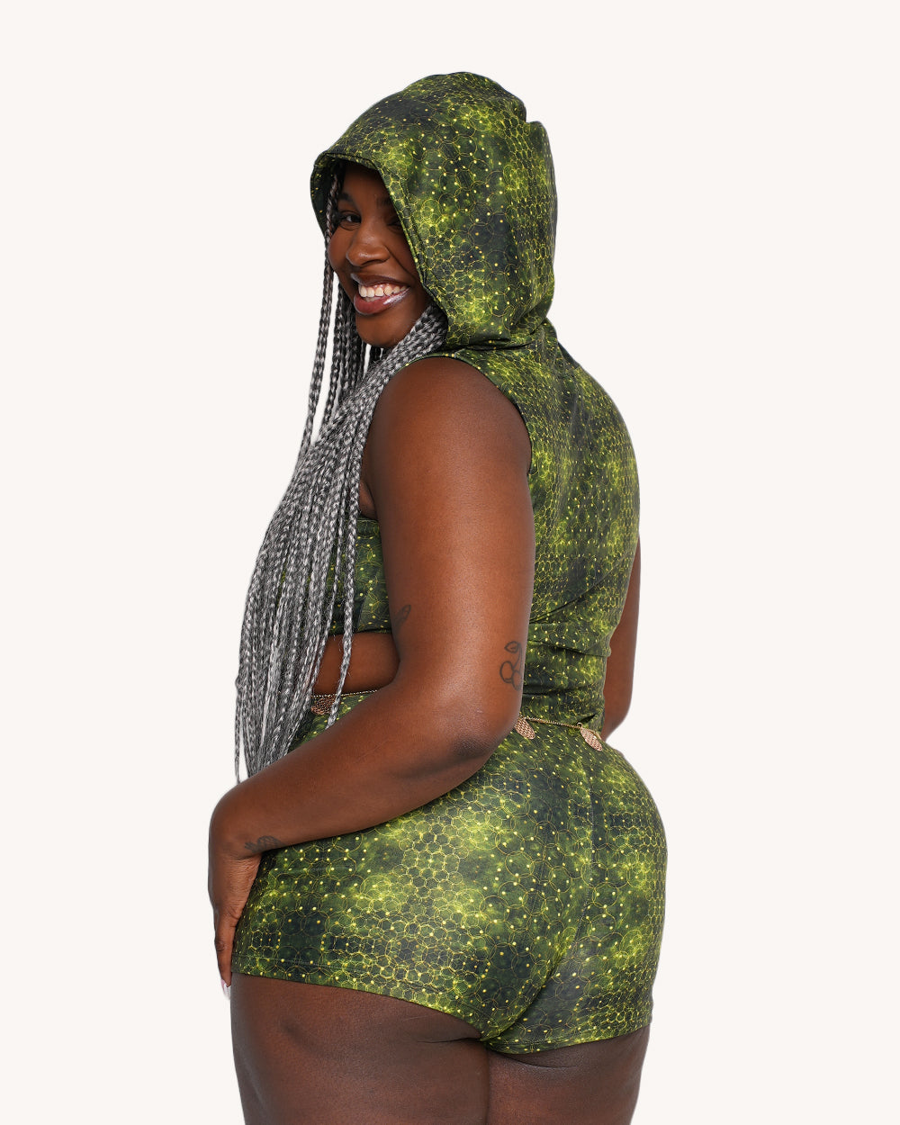 Nature Spirit Hooded Romper - Image 4