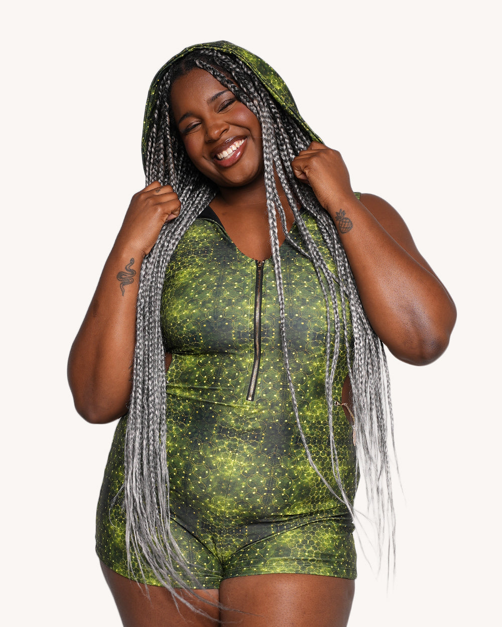 Nature Spirit Hooded Romper - Image 2