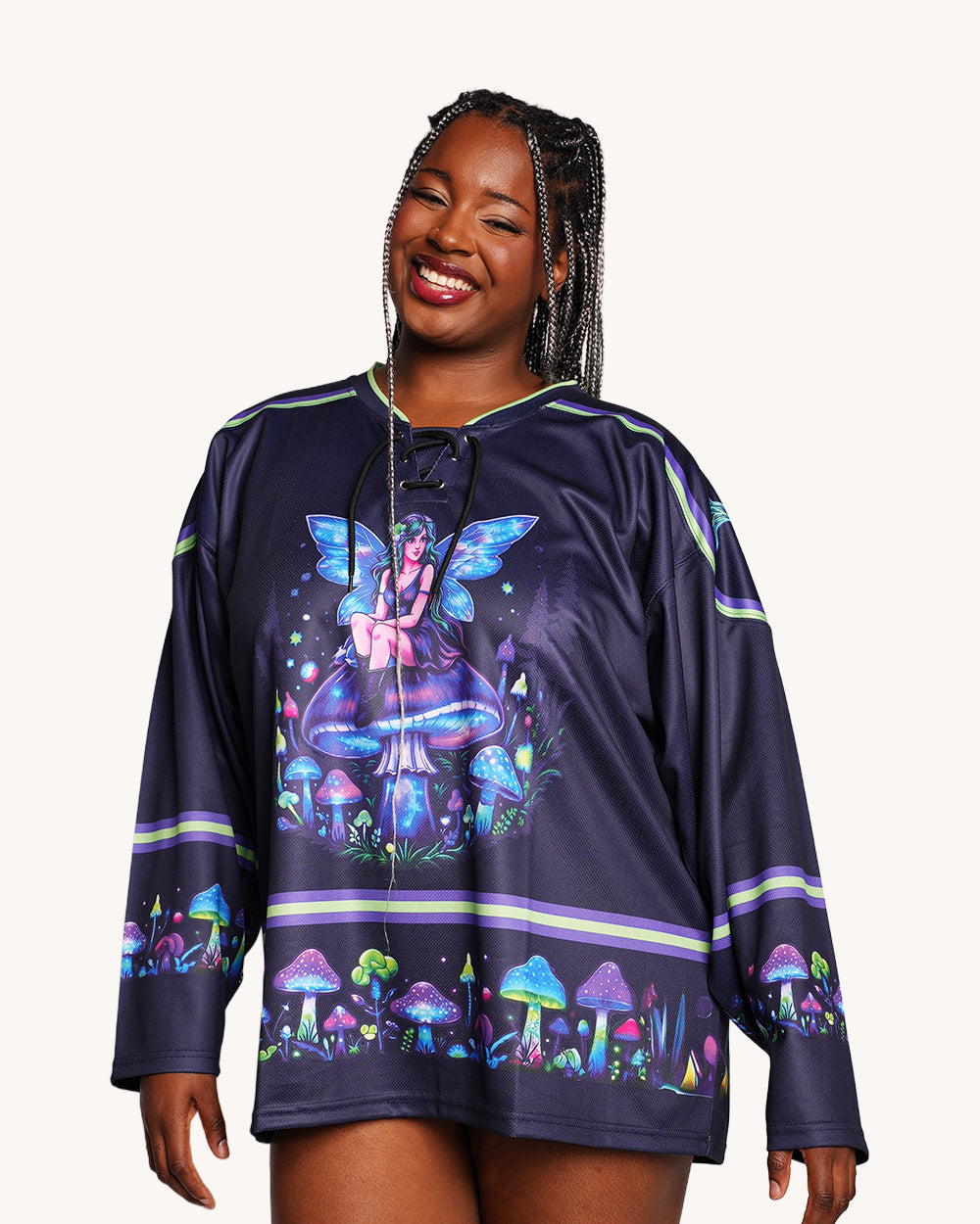 Night Trip UV Reactive Hockey Jersey - Image 5