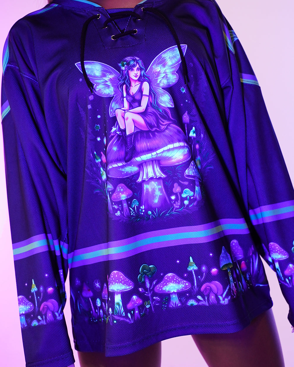 Night Trip UV Reactive Hockey Jersey - Image 1