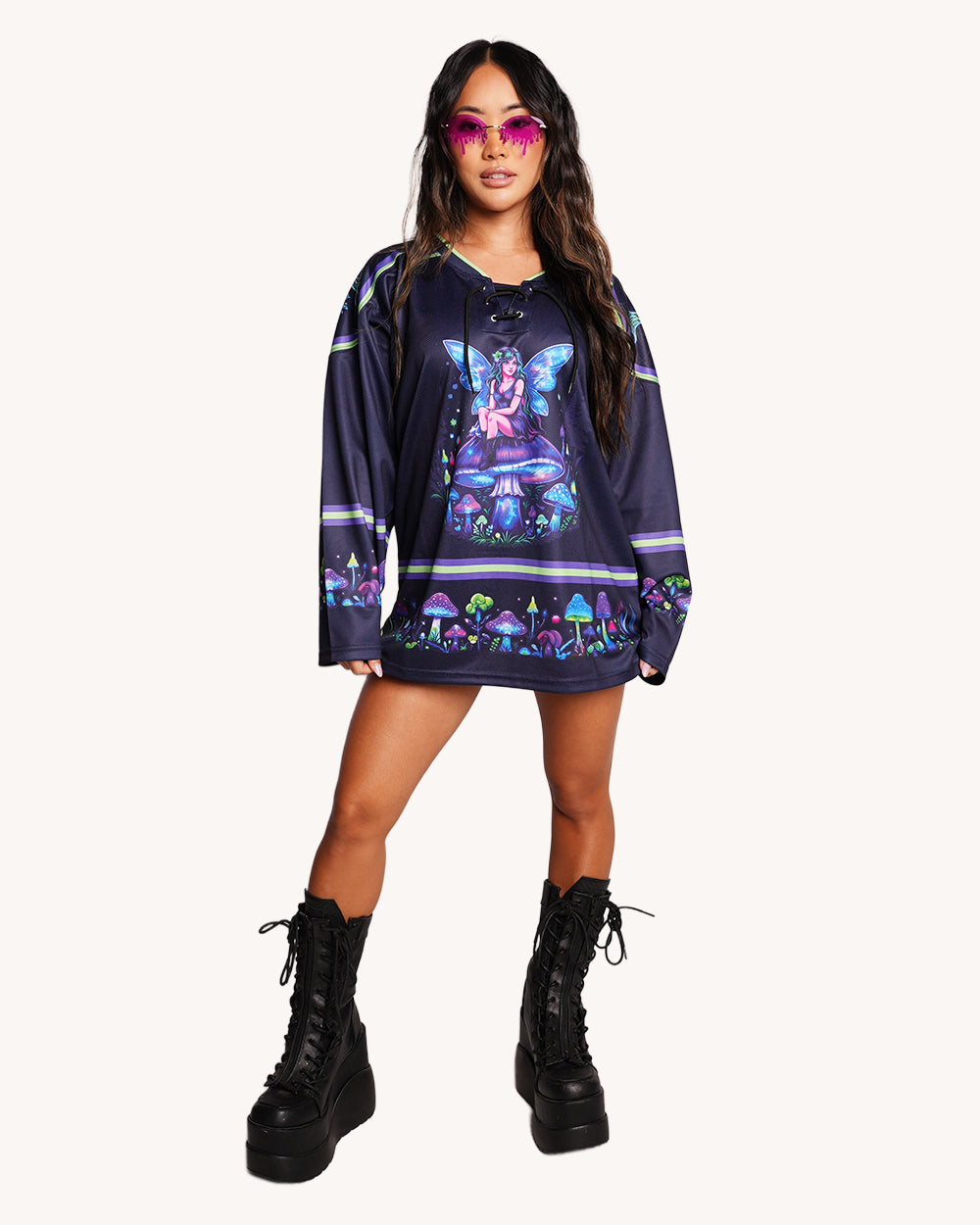 Night Trip UV Reactive Hockey Jersey - Image 3
