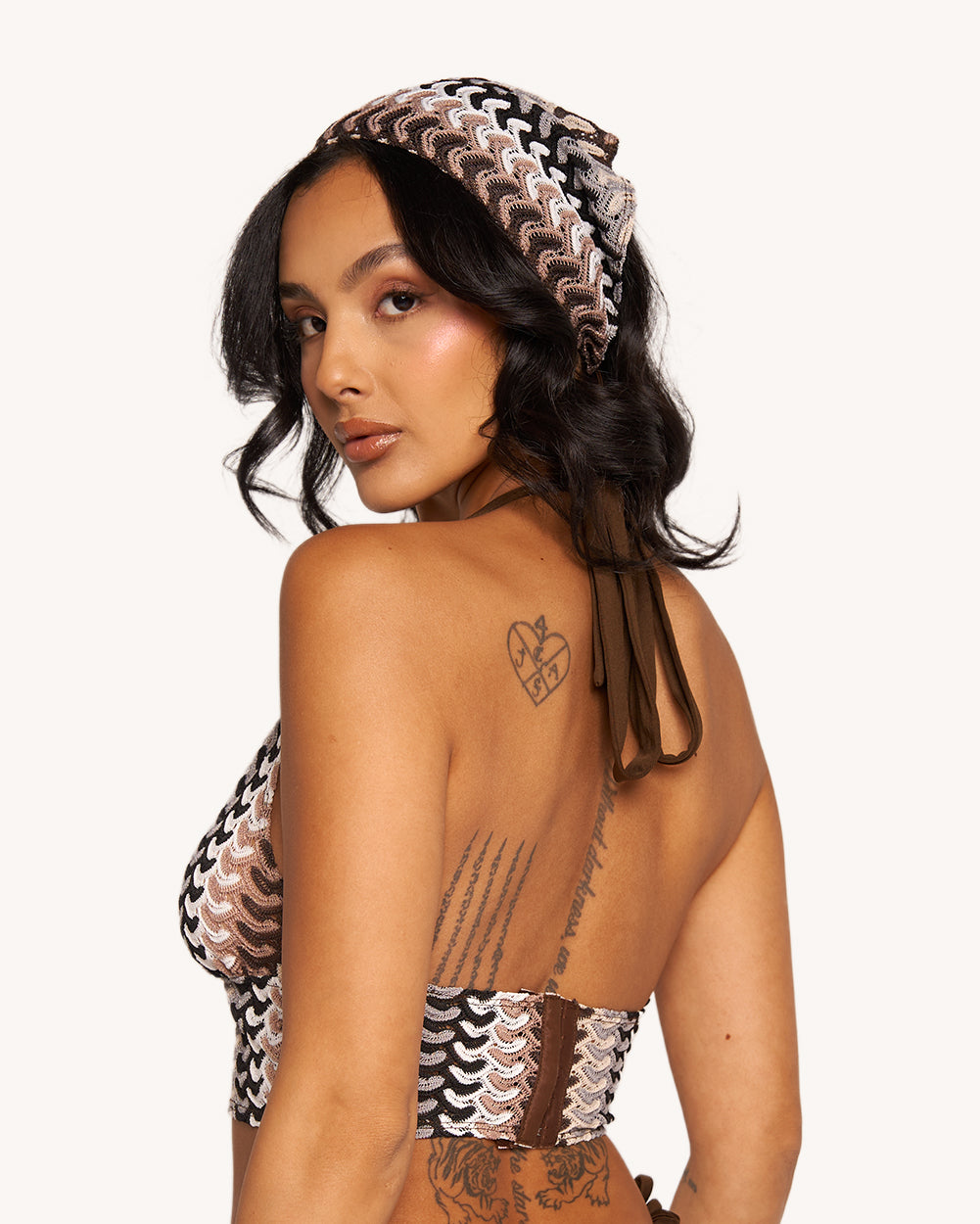 Paradise Halter Top with Headscarf - Image 34826842341559