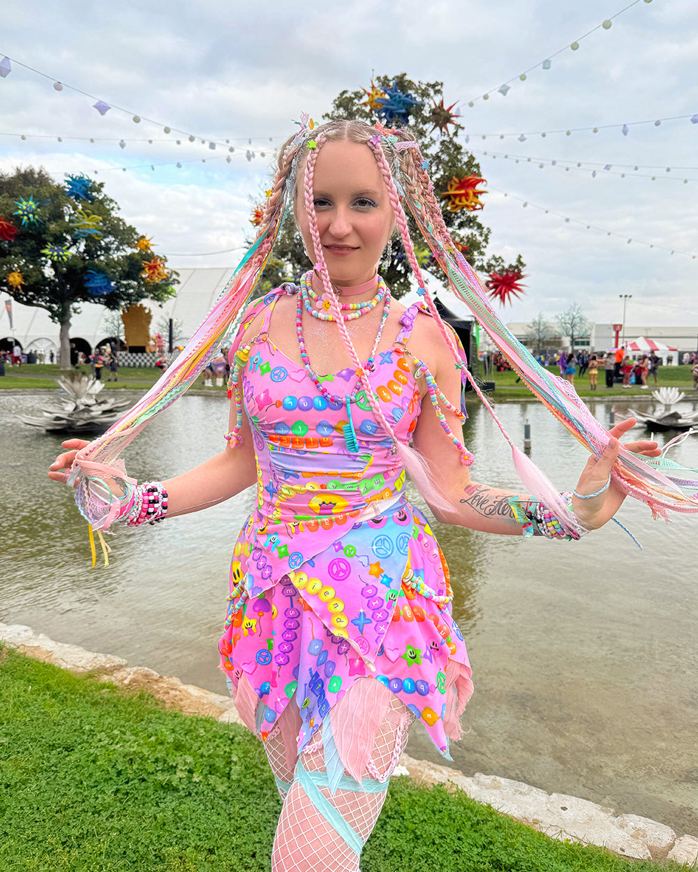 Pixxie Stixx x iHR Kandi Trip Skirt - Image 1