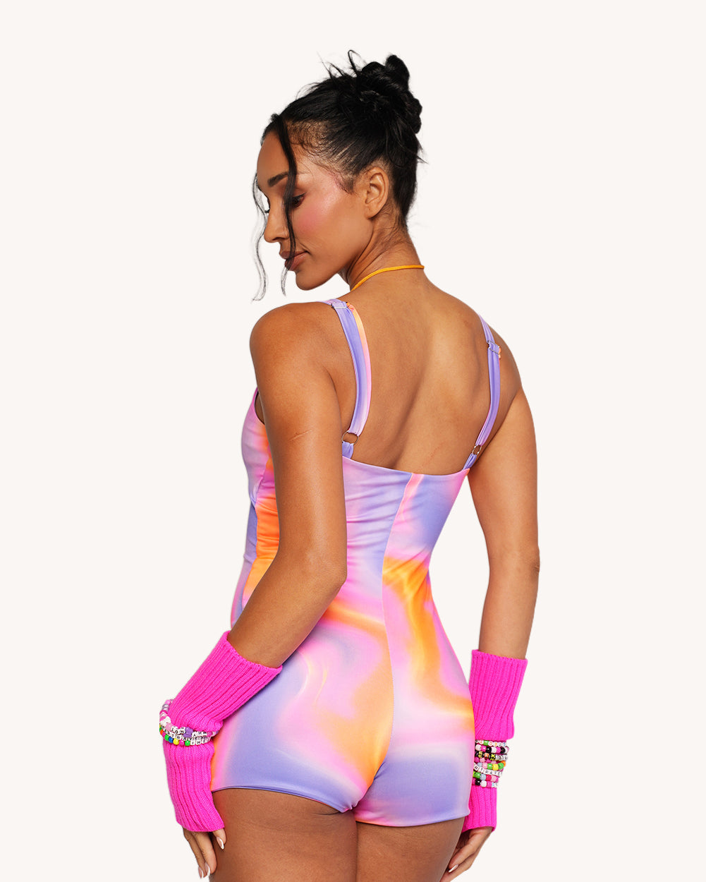 Pixxie Stixx x iHR Ecstatic Visions Romper - Image 71065759285431