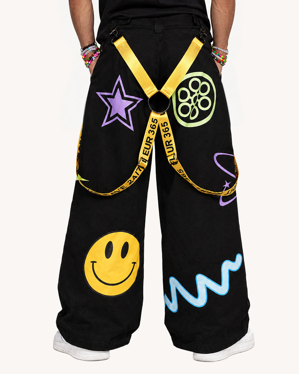 Pixxie Stixx x iHR God is a DJ Unisex Phat Pants-Men