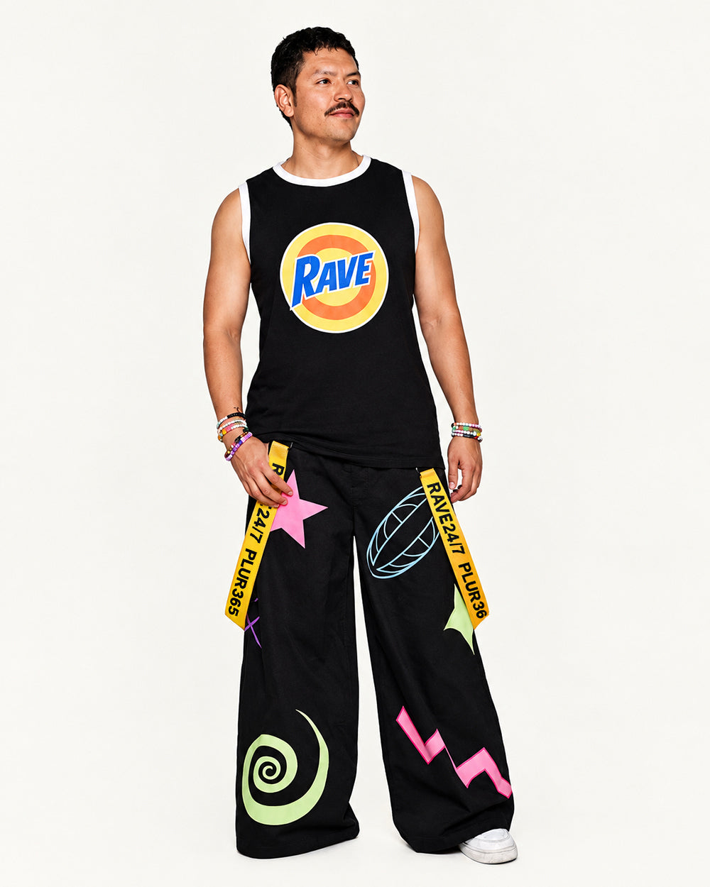 Pixxie Stixx x iHR God is a DJ Unisex Phat Pants-Men