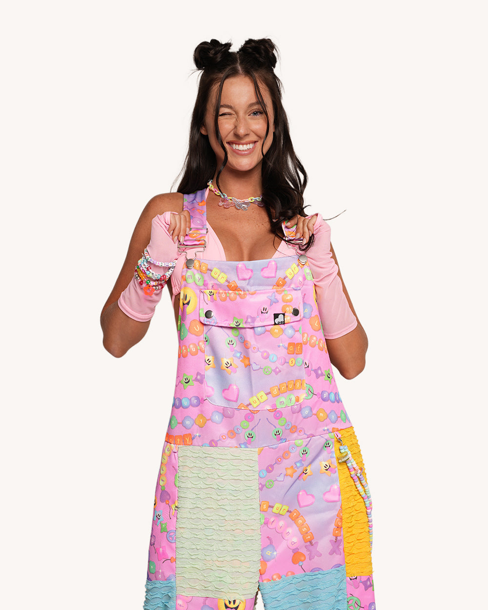 Pixxie Stixx x iHR Kandi Trip Overalls - Image 3