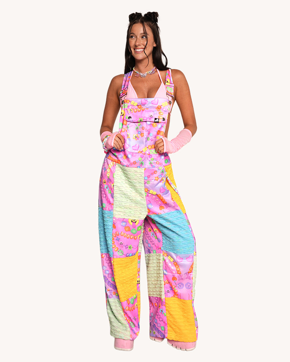 Pixxie Stixx x iHR Kandi Trip Overalls - Image 32749263978679