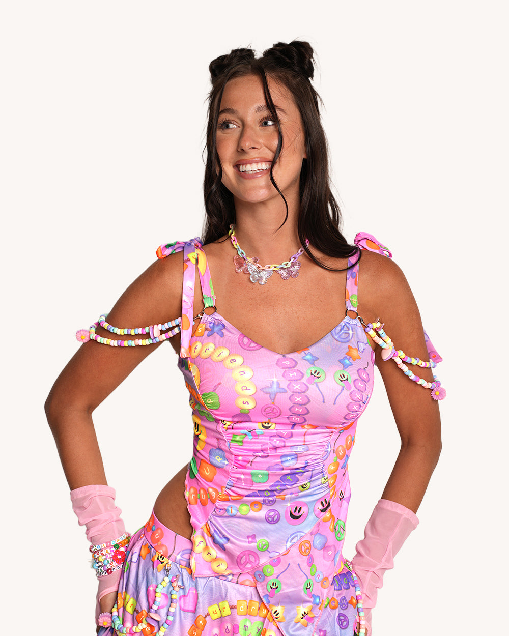 Pixxie Stixx x iHR Kandi Trip Top - Image 32749267648695