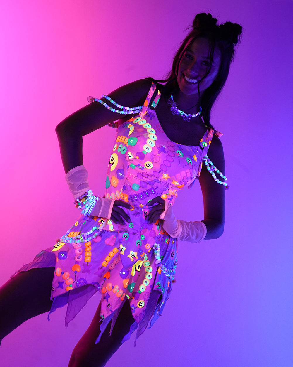 Pixxie Stixx x iHR Kandi Trip Skirt - Image 32749267845303