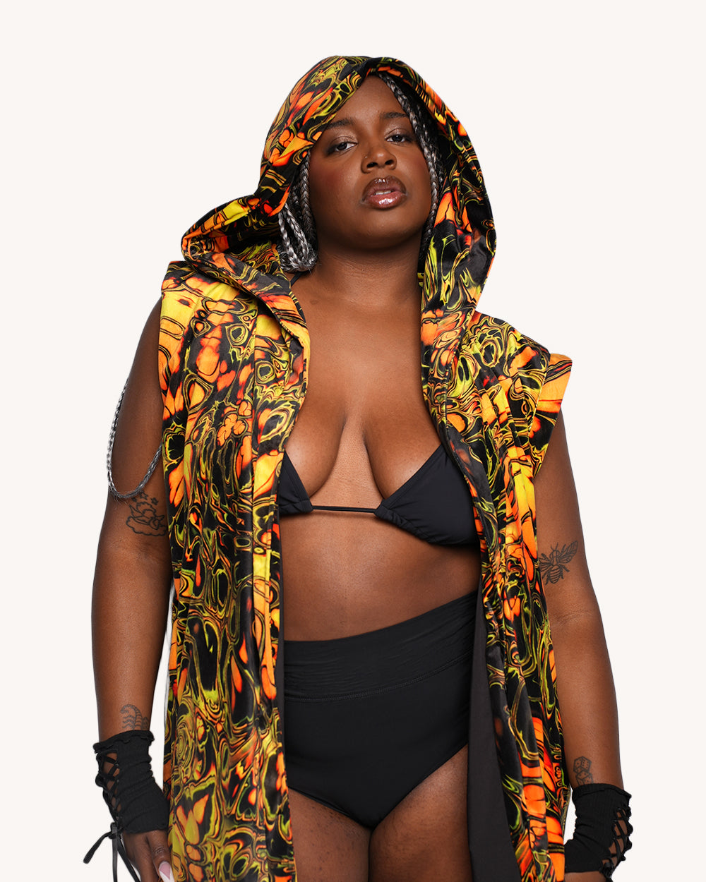 Planet Swirl Zipaway Robe - Image 2