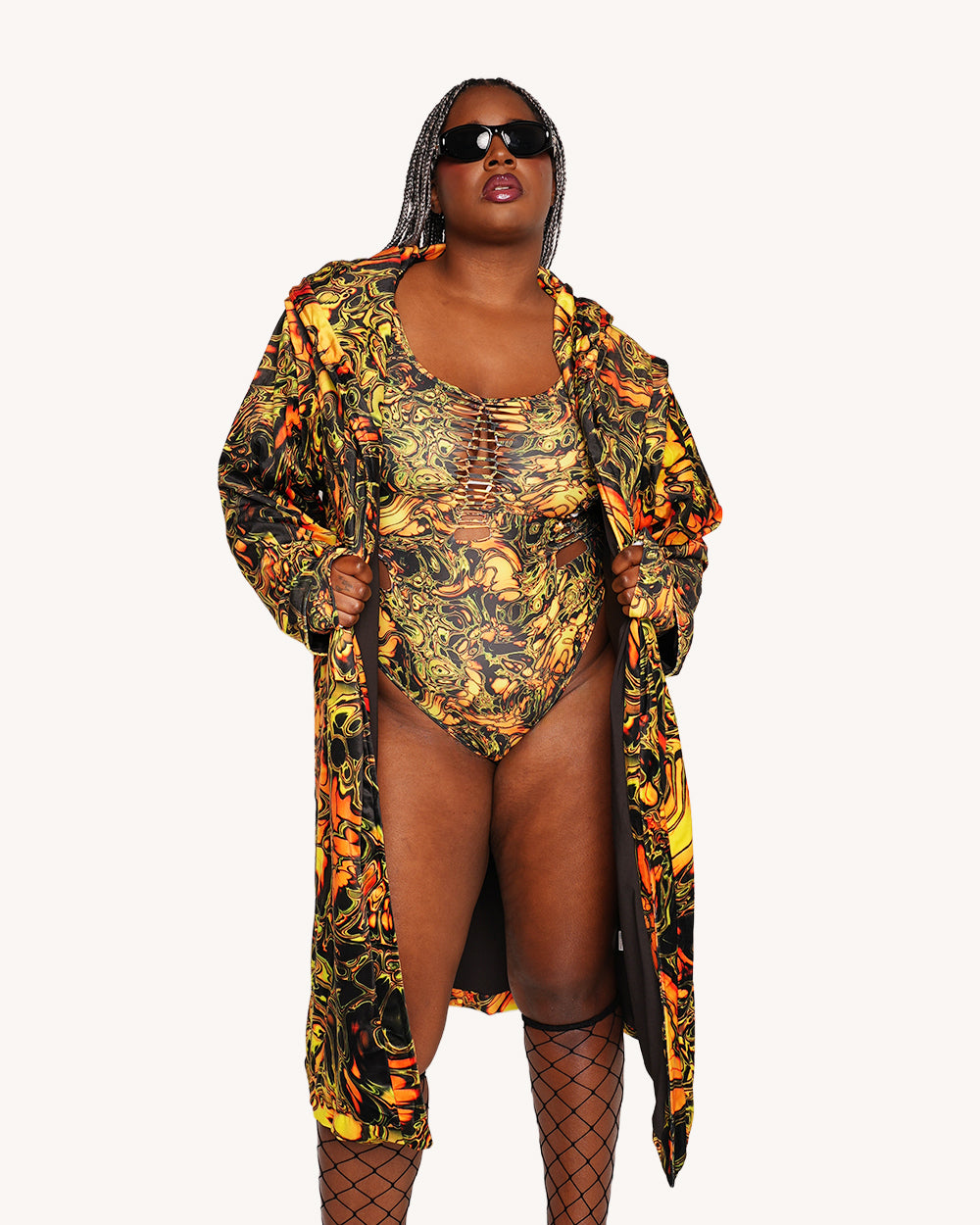 Planet Swirl Zipaway Robe - Image 4