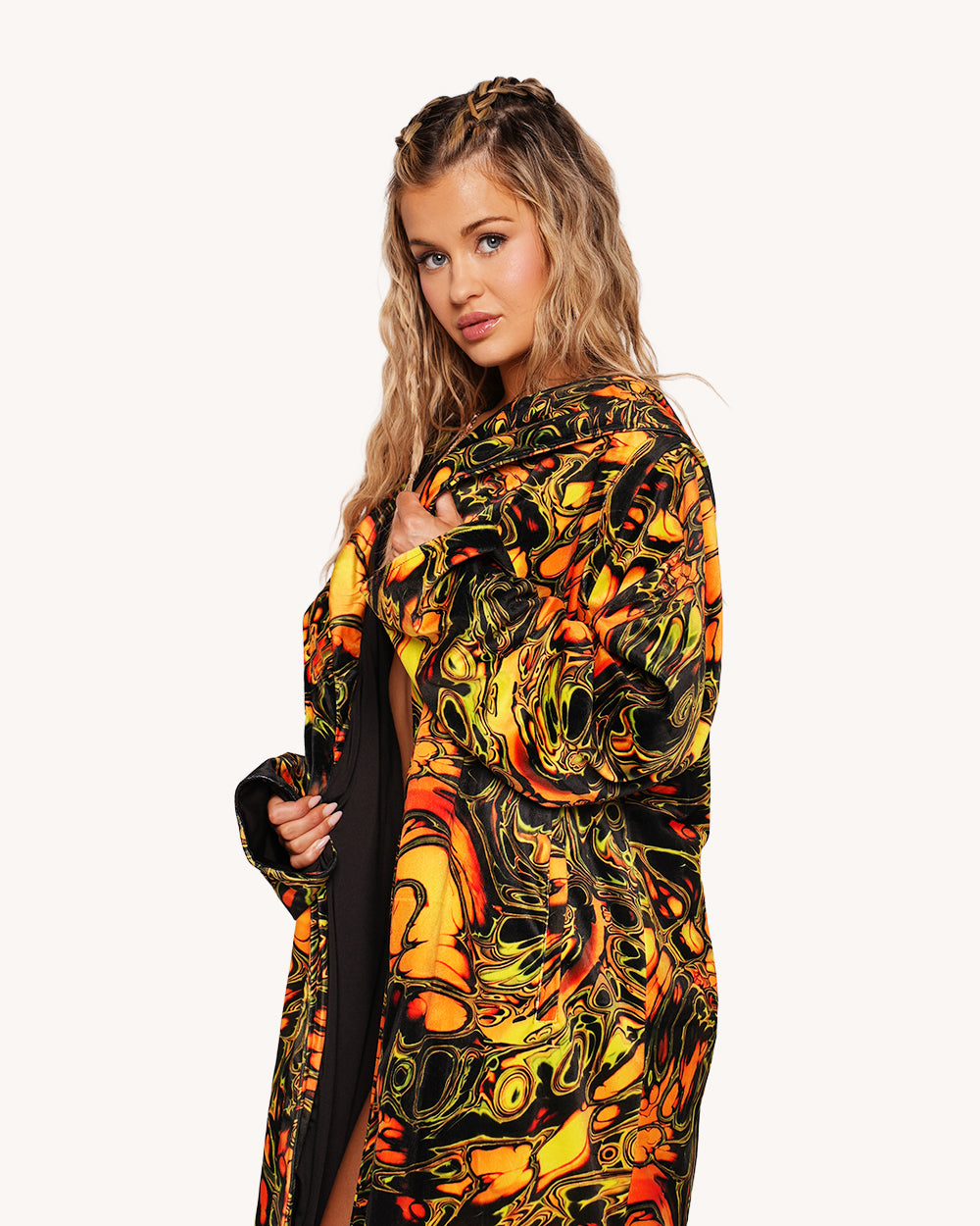 Planet Swirl Zipaway Robe - Image 1