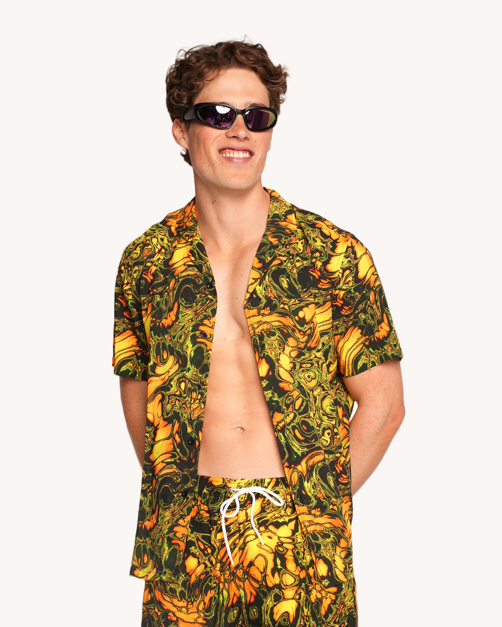 Planet Swirl Camp Shirt - Image 35896615698615