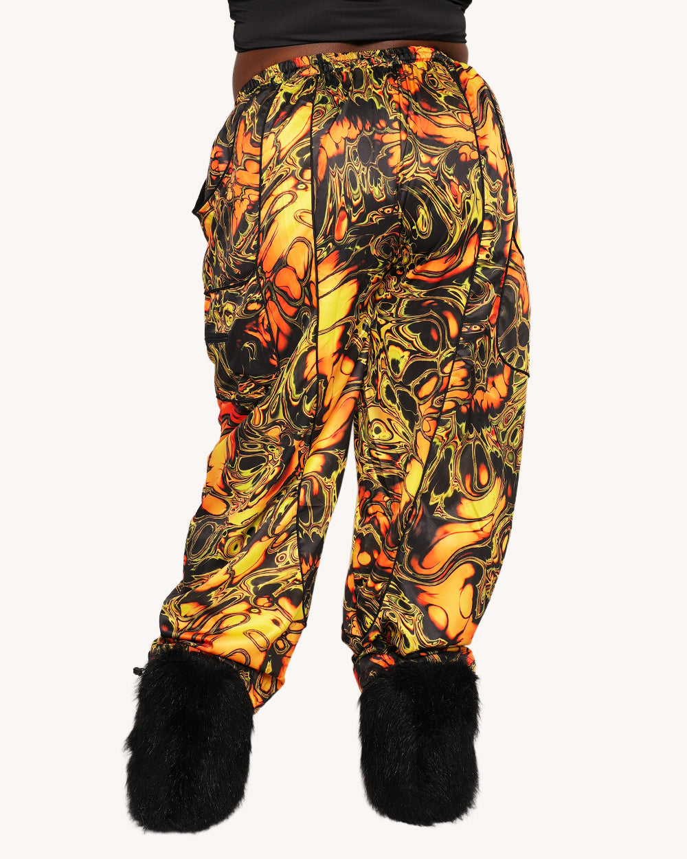 Planet Swirl Unisex Harem Pants - Image 9