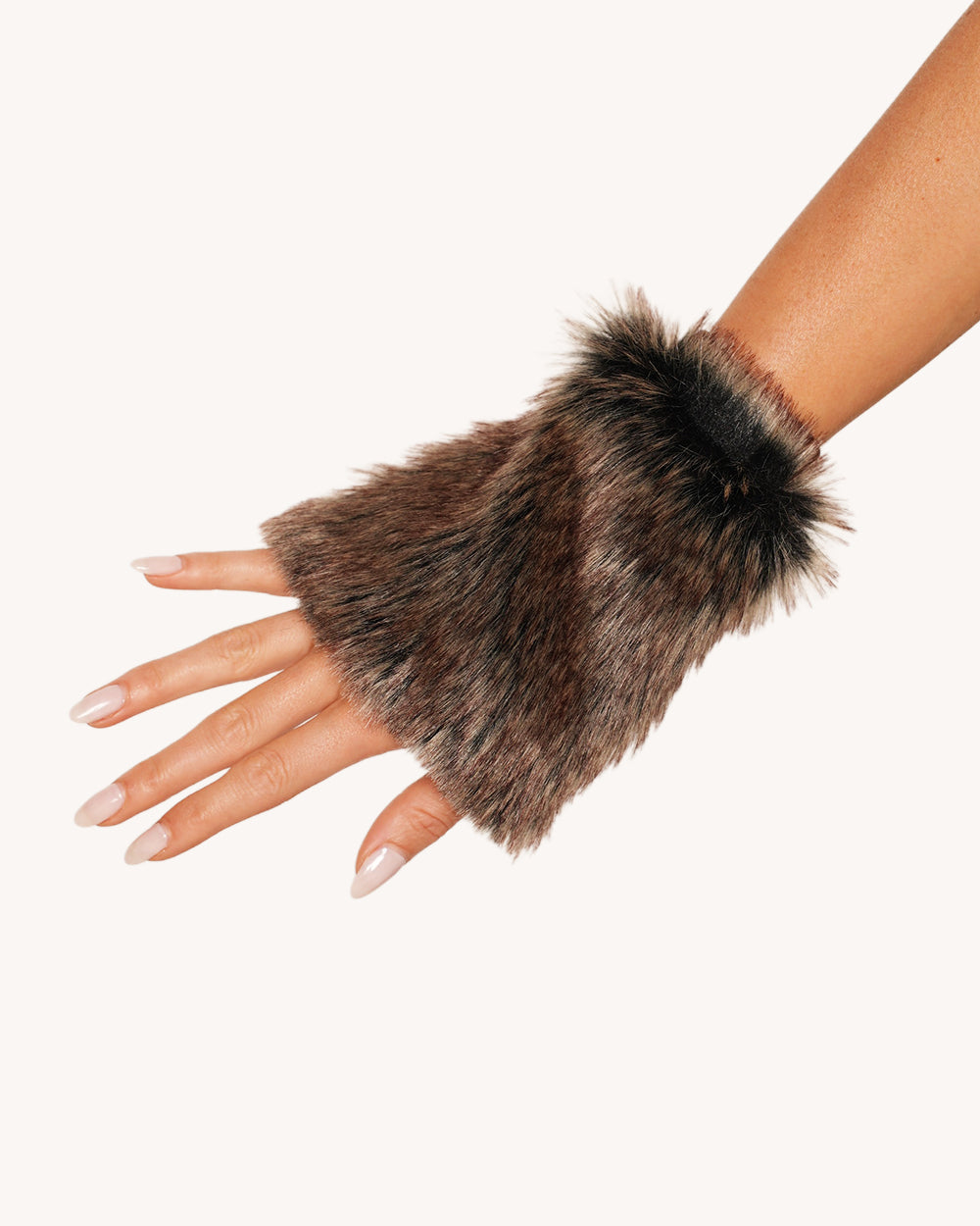 Prehistoric Babe Fur Bikini Top with Gloves - Image 3