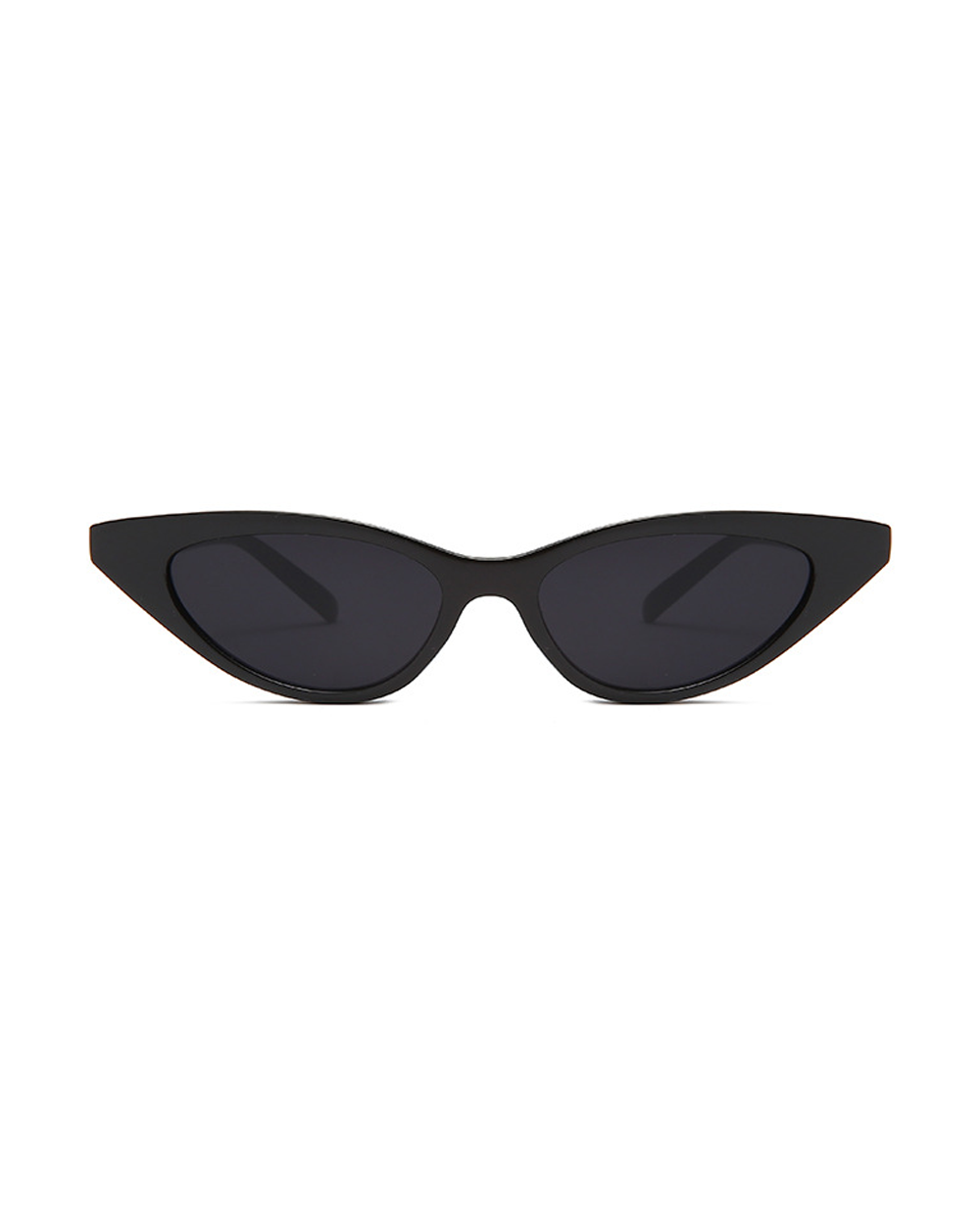 Pretty Kitty Cat Eye Sunglasses-Black-Front