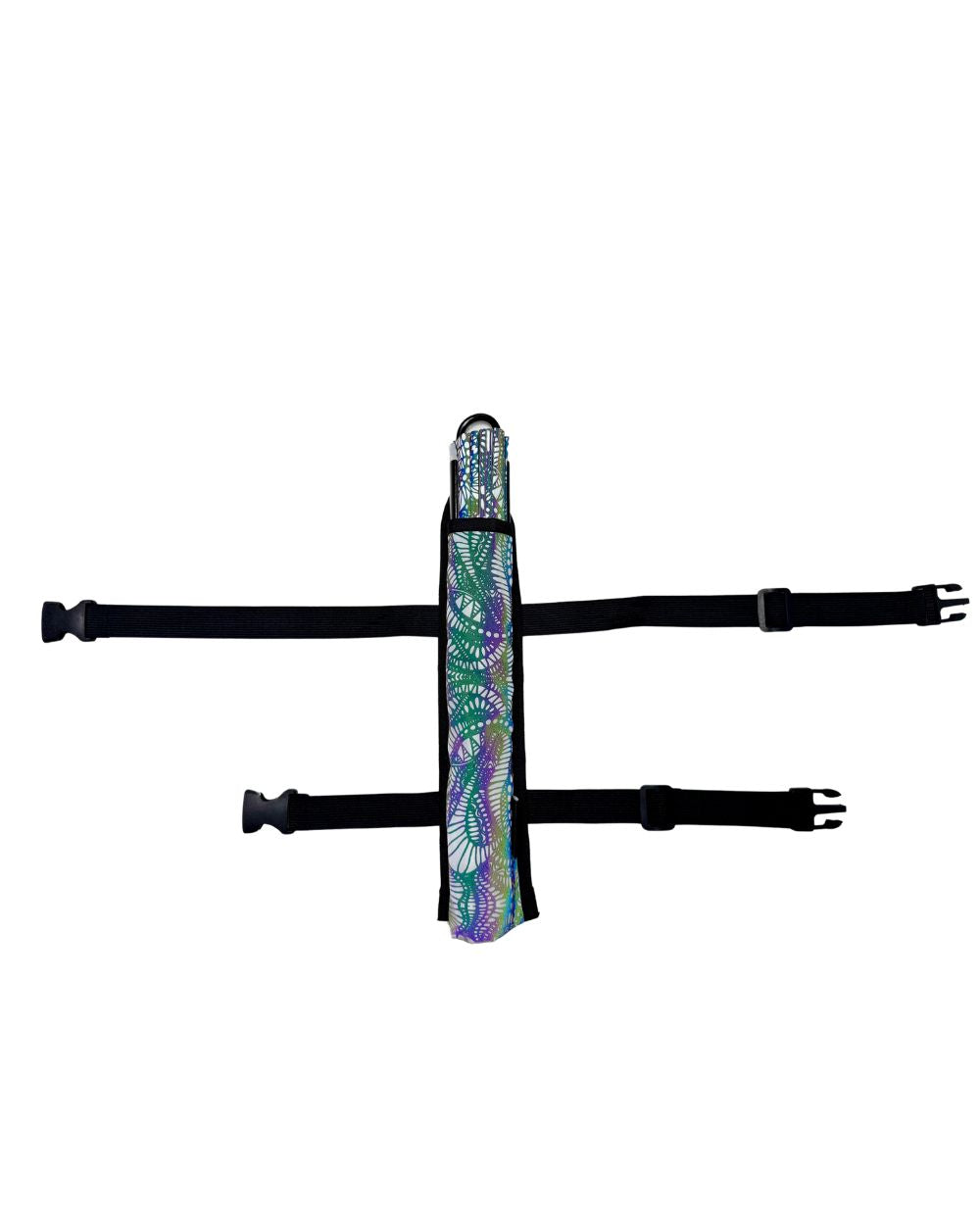 Pure Euphoria White Rainbow Reflective Fan Holster - Image 2