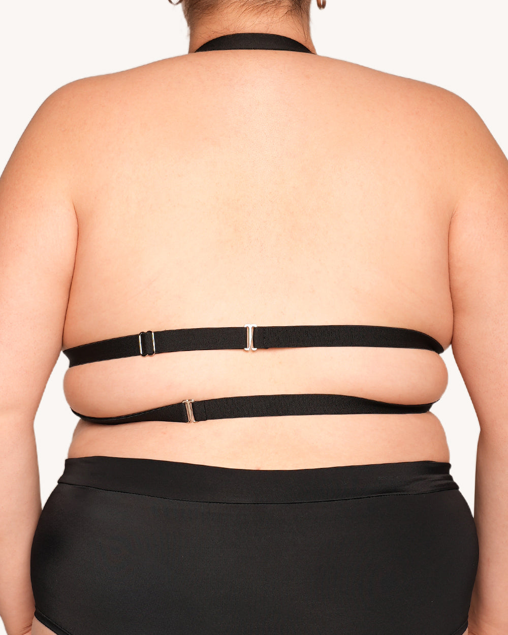 Rave On Halter Top - Black - Image 4