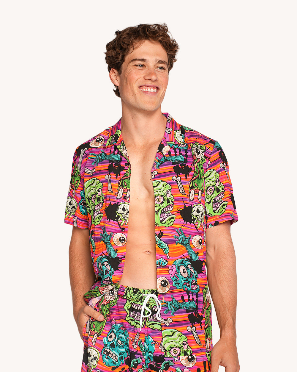 Rave With the Undead Camp Shirt - Image 1