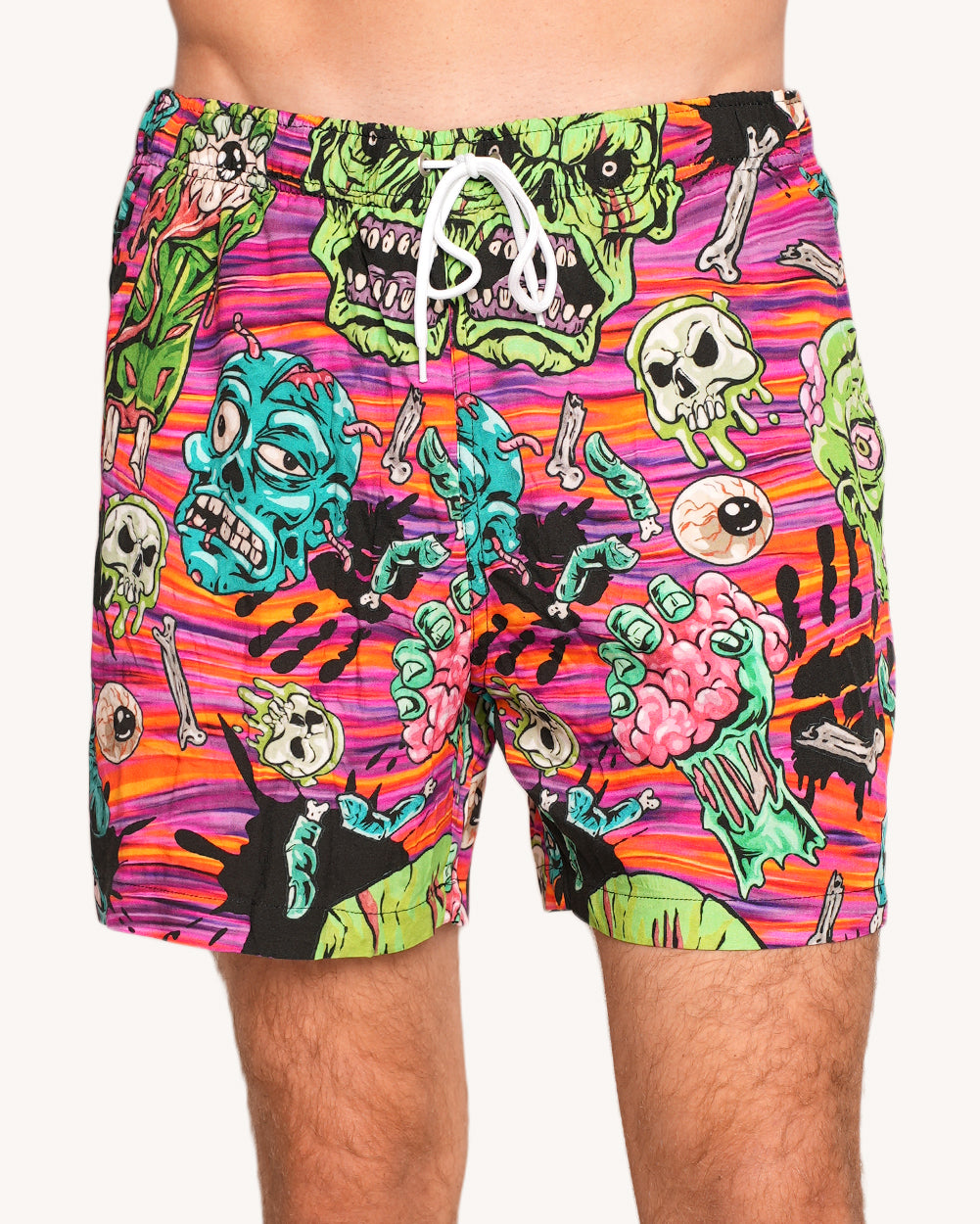 Rave With the Undead Camp Shorts - Image 35741502275767