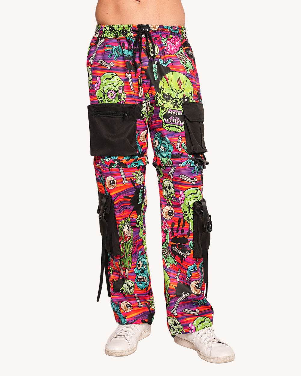 Rave With the Undead Zip Away Pants - Image 35741592158391