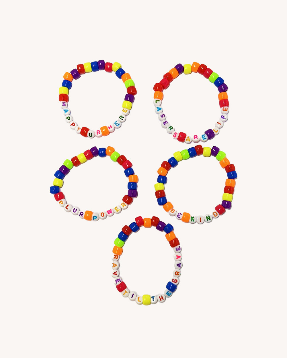 Rave to the Grave Kandi Bracelet Set - Image 32206768570551