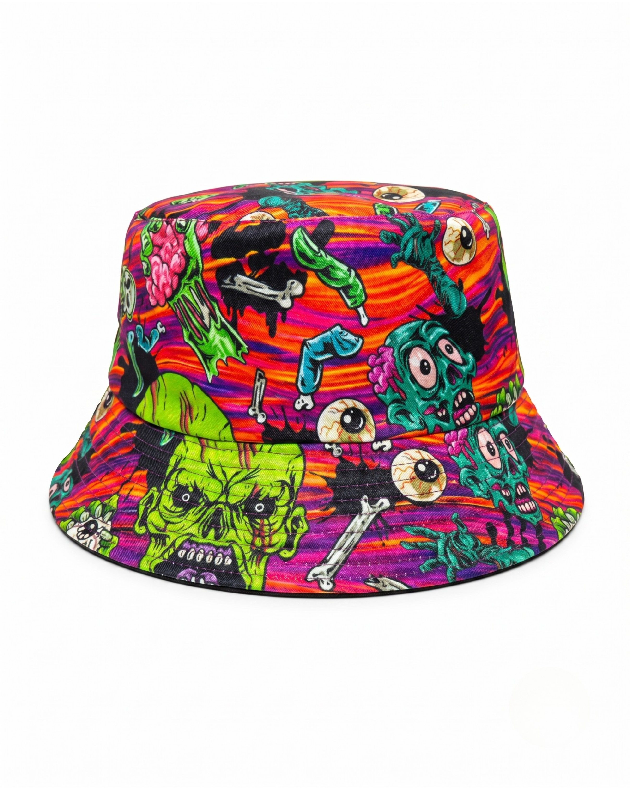 Rave with the Undead Reversible Stash Bucket Hat - Image 35762194383031