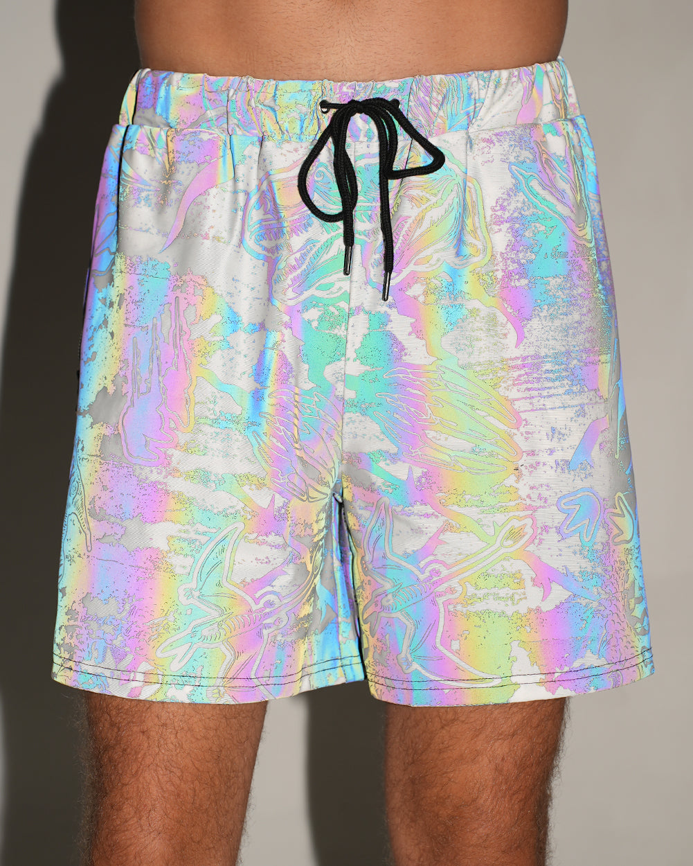 Reckless Men's Reflective Shorts-Men