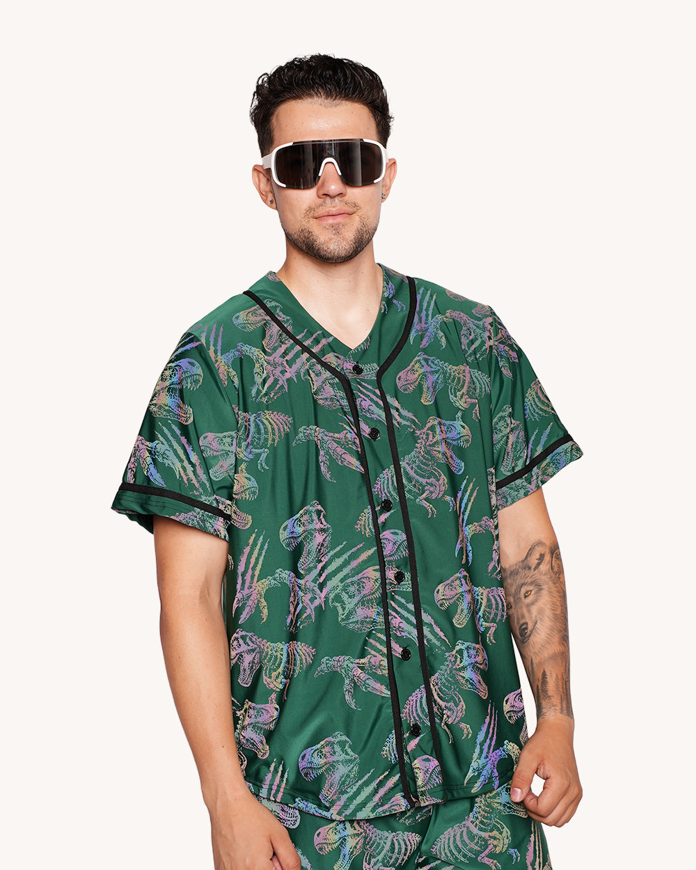 Reflective Rex Baseball Jersey - Image 1