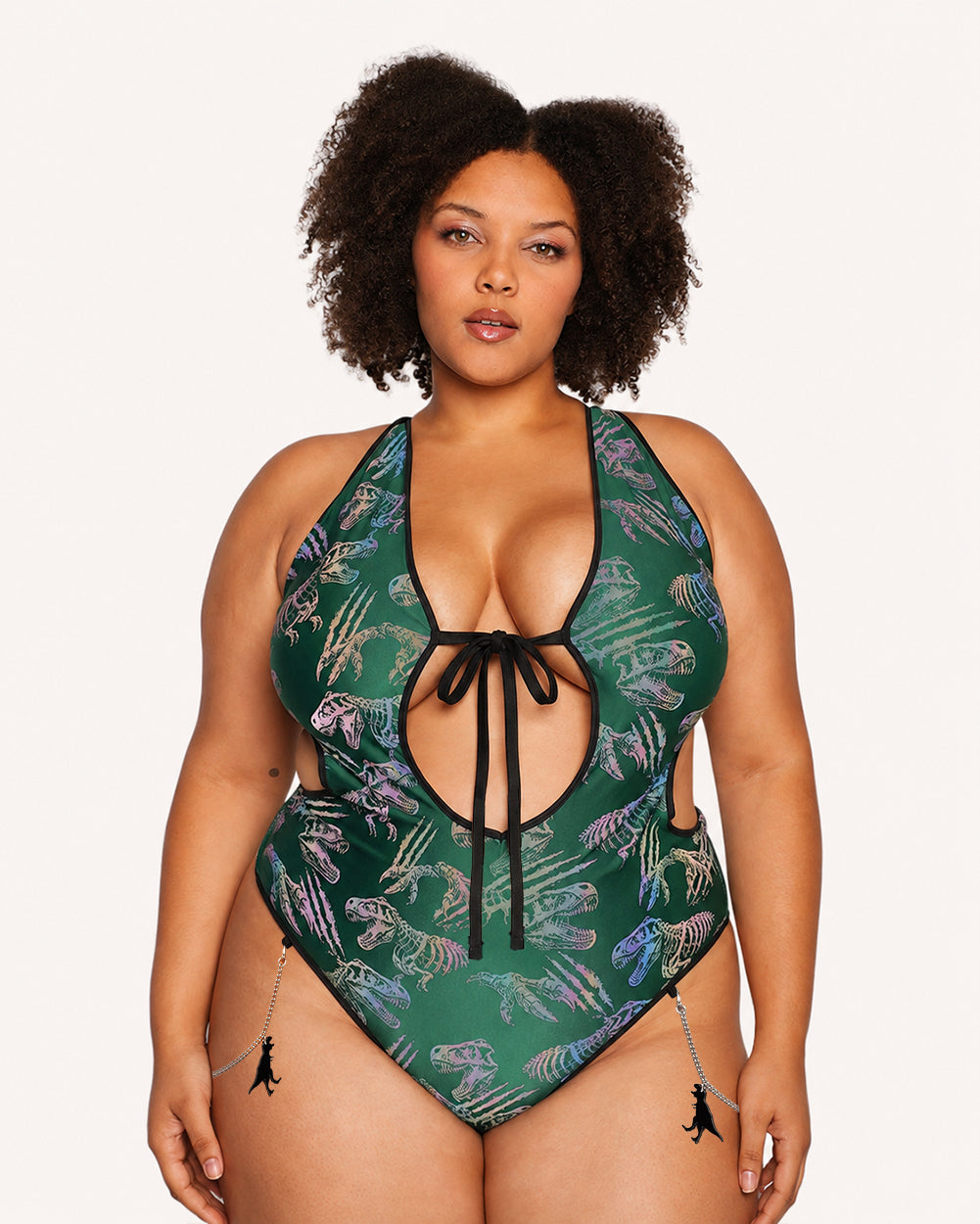 Reflective Rex Halter Bodysuit - Image 37480280129719