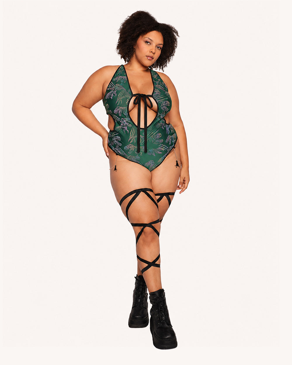 Reflective Rex Halter Bodysuit - Image 9