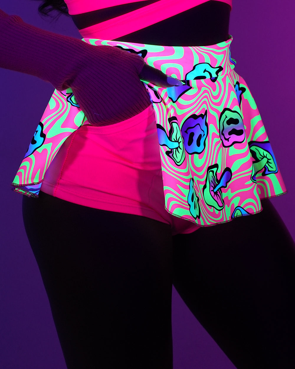 Rolita Couture x iHR Am I Tripping Micro Skort - Image 1