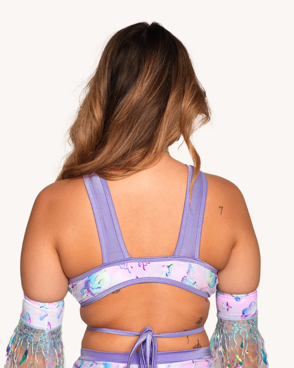 Rolita Couture x iHR Cosmic Chrome Goddess Top - Image 2